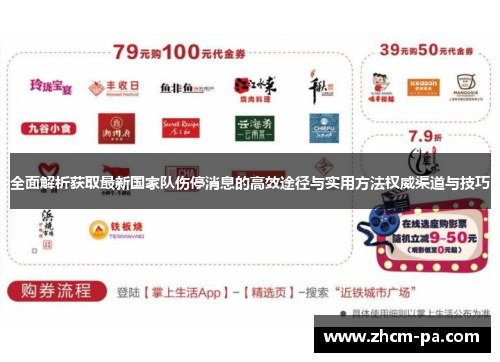 全面解析获取最新国家队伤停消息的高效途径与实用方法权威渠道与技巧